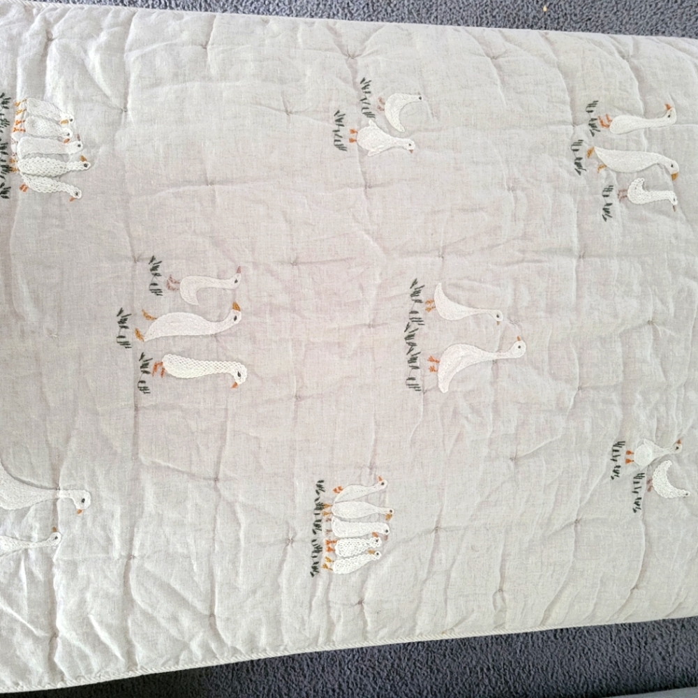 Pottery barn kids goose quilt